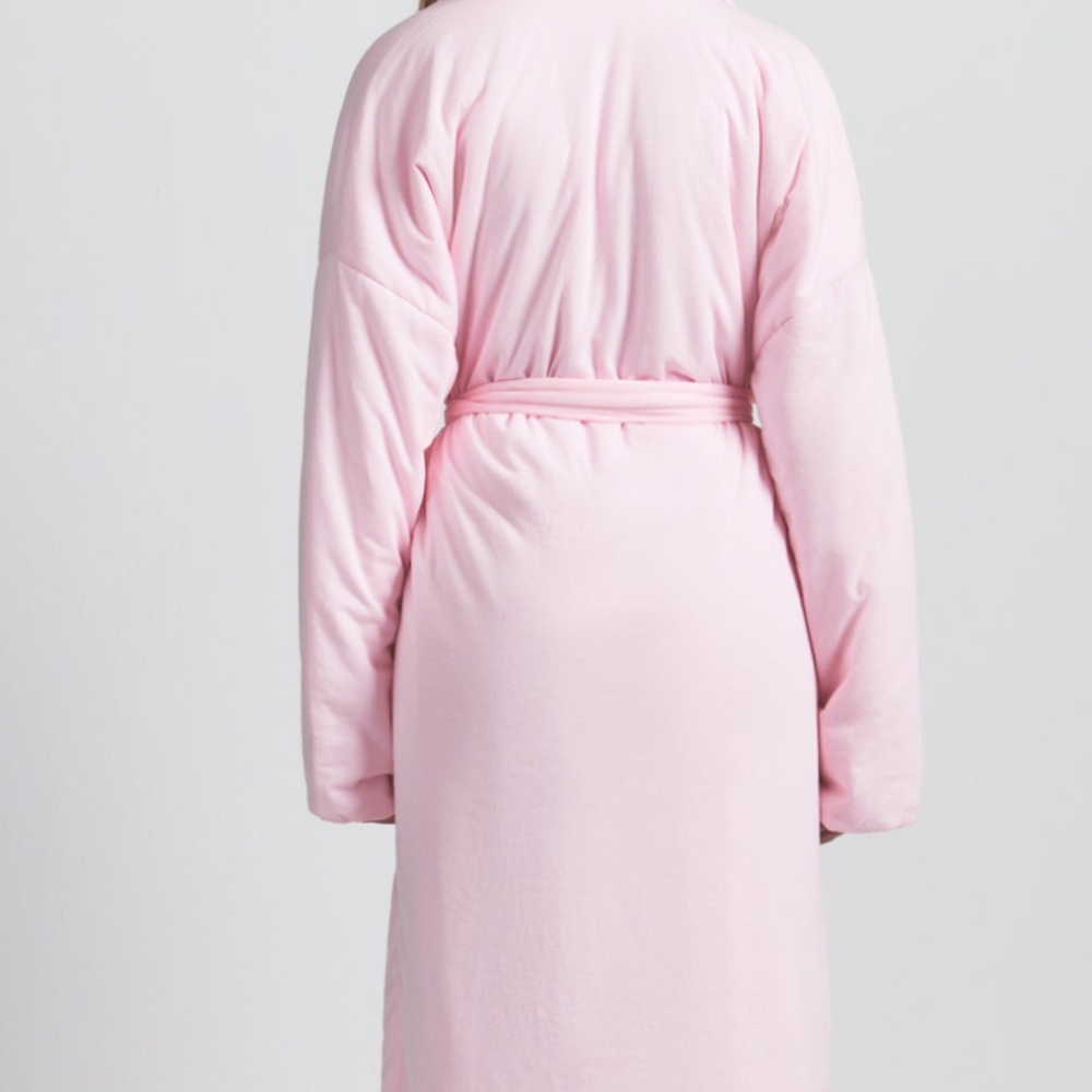 SKIMS Cotton Duvet Robe in Cherry Blossom 🌸 Size L/XL - Picture 3 of 3